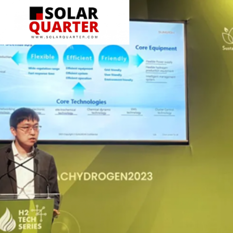 >> APACHYDROGEN2023 NEWS >> Sungrow Presents its Green Hydrogen Solutions at the Asia Pacific Hydrogen 2023 Summit & Exhibition